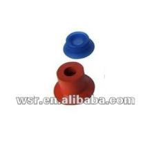 Molded silicone rubber bushing